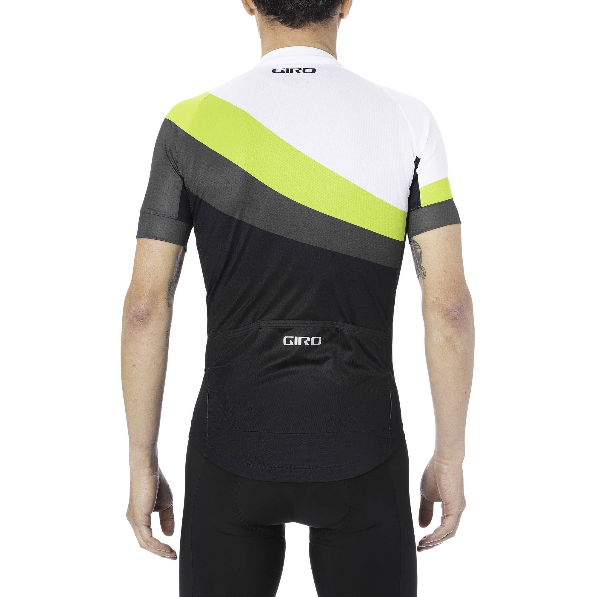 Giro Chrono Sport Jersey - Men's Black/Red Classic Stripe / S