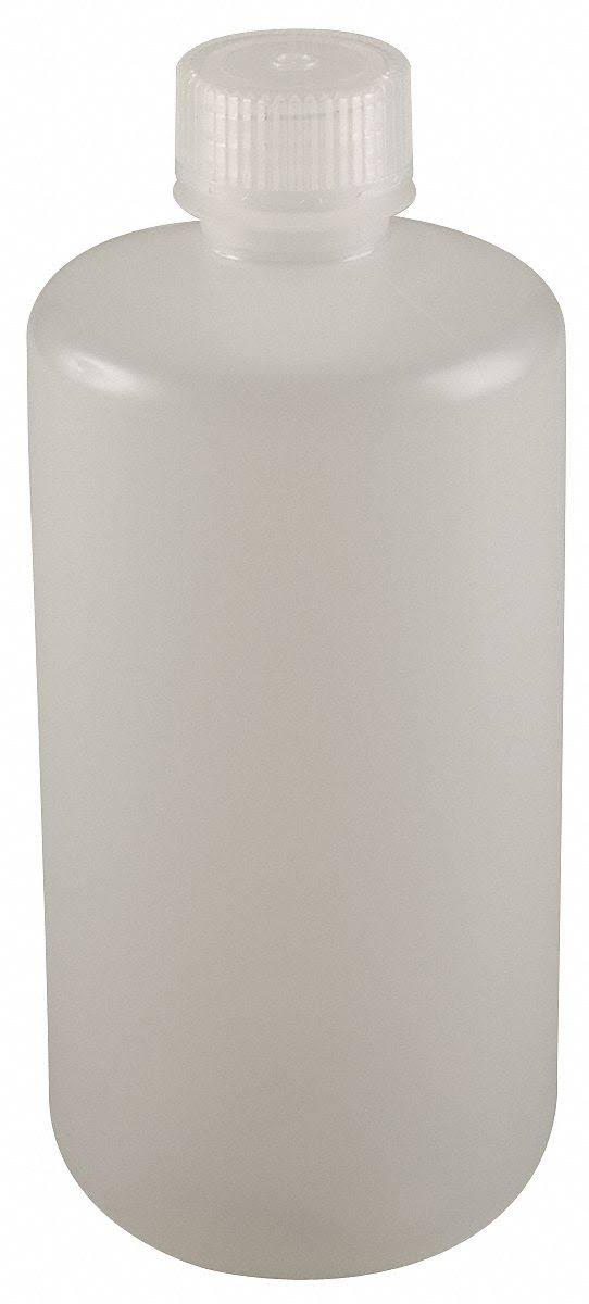 Lab Safety Supply 6FAJ4 Bottle, 1000 mL, 32 oz, Narrow Mouth, Pk 6