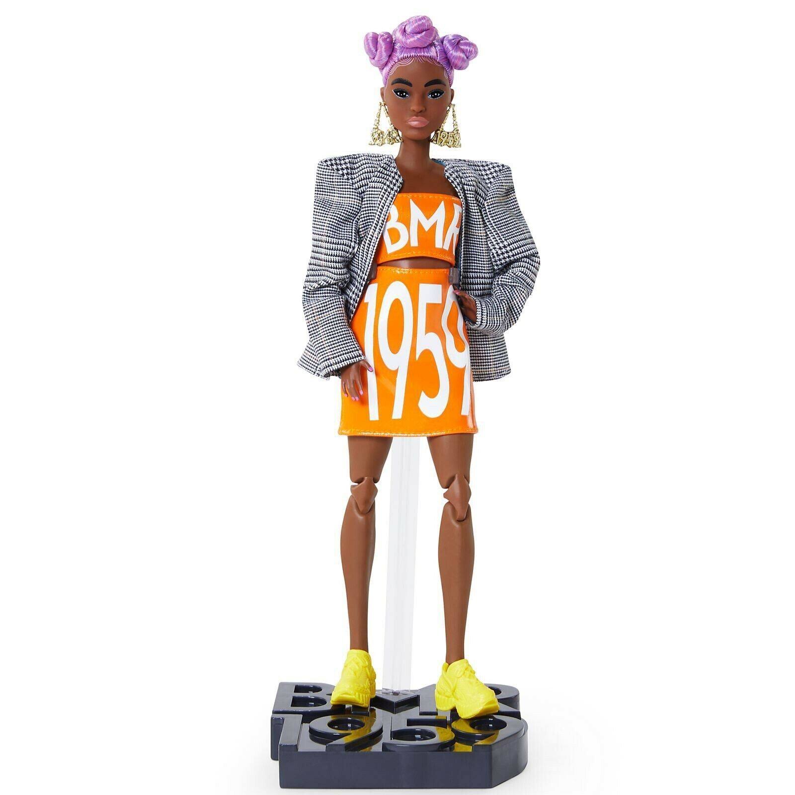 Bmr1959 AA Barbie with Purple Hair