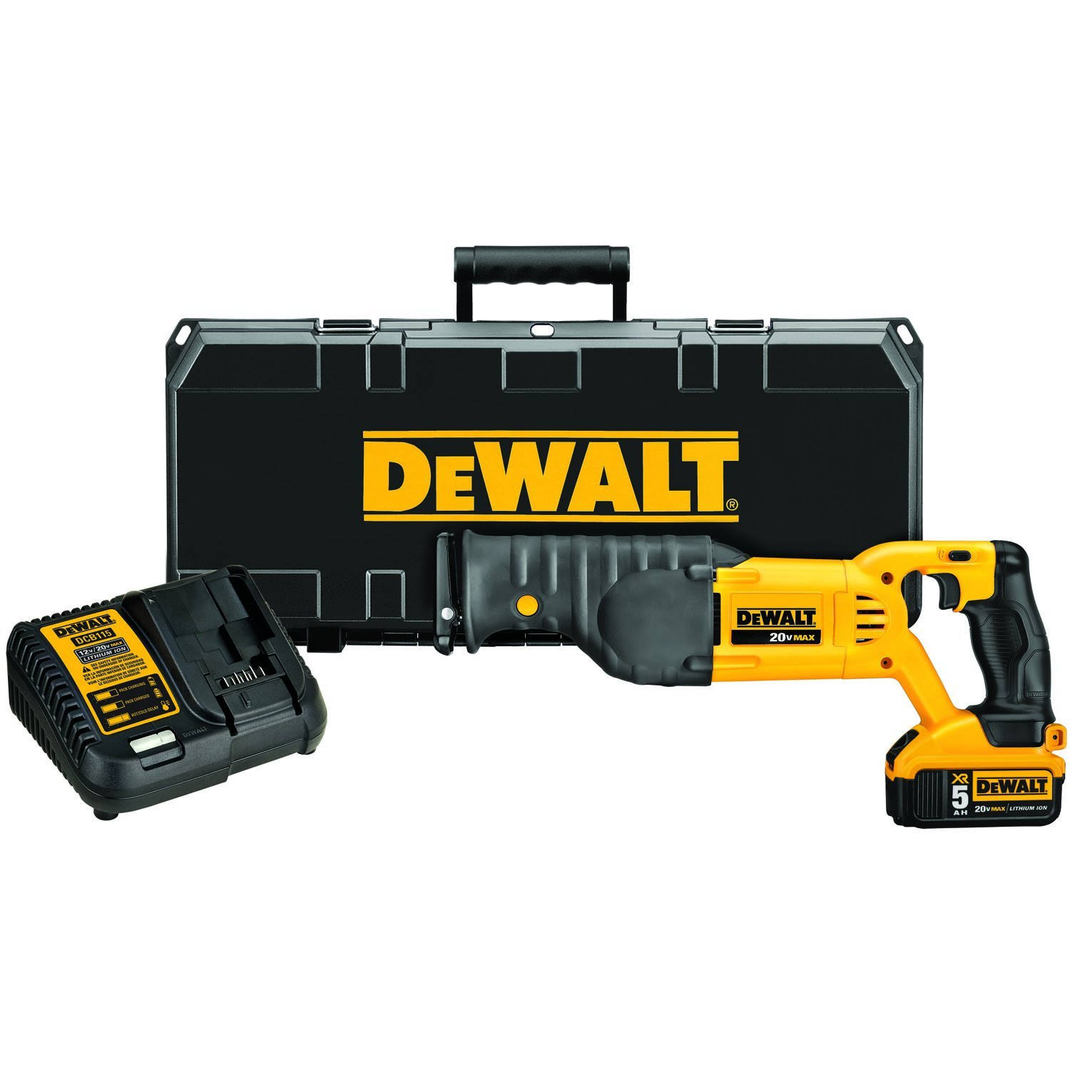 DeWalt DCS380M1 20V Max Lithium Ion Reciprocating Saw Kit