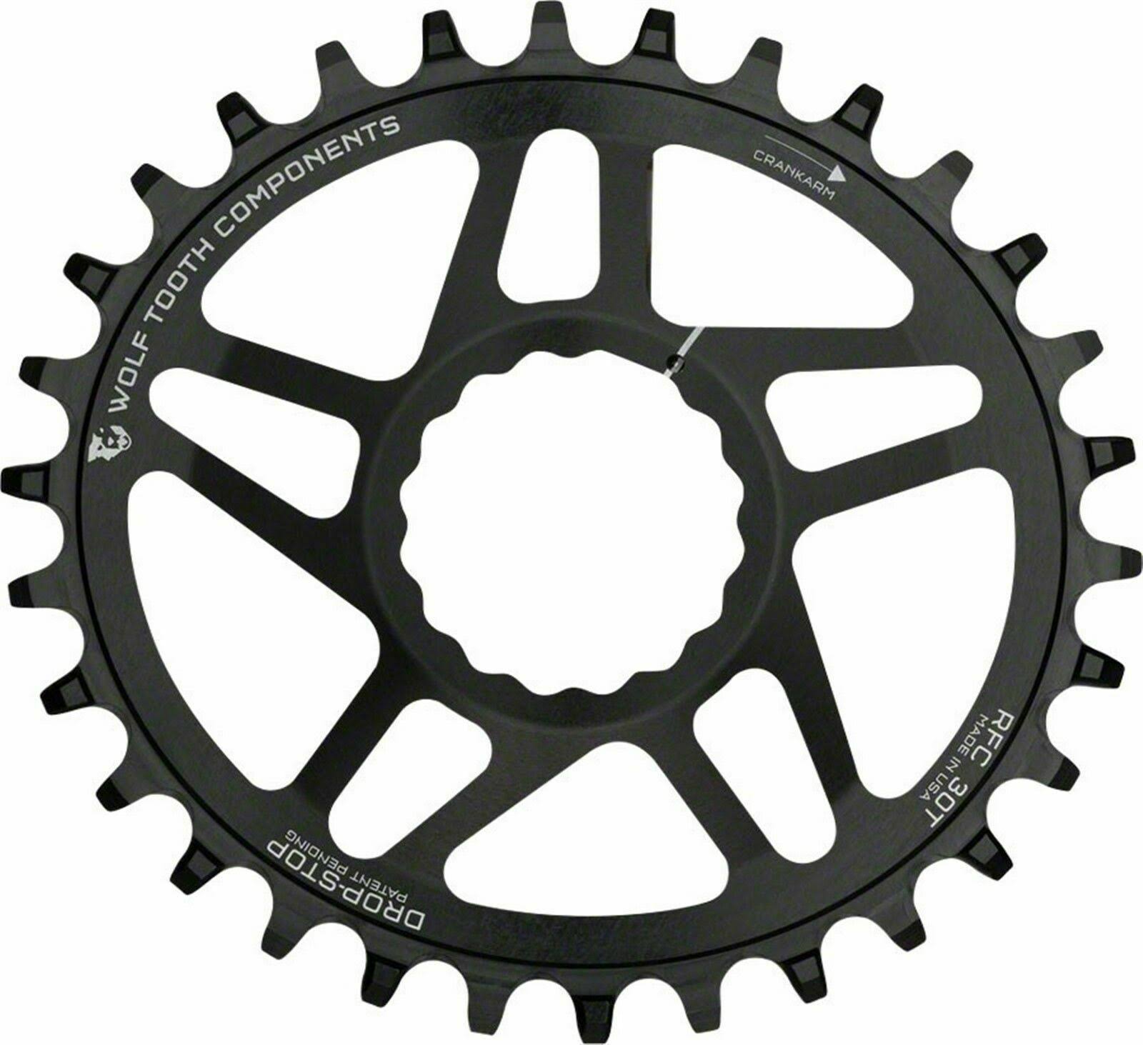 Wolf Tooth Components Elliptical Drop-Stop Chainring 32T for RaceFace Cinch Direct Mount Boost Chainline
