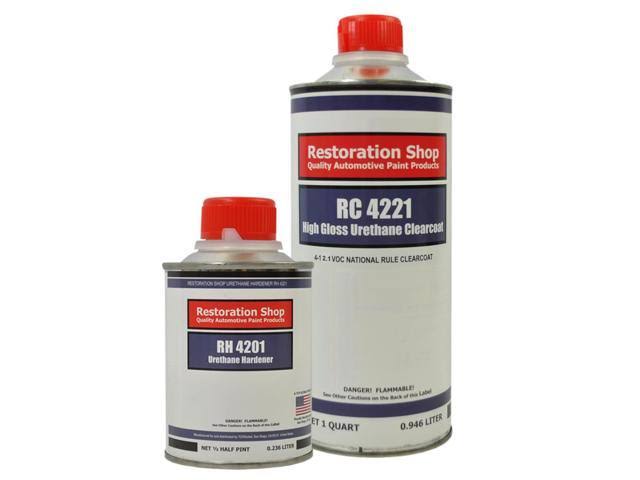 Canary Yellow Quart Kit Low VOC Urethane Basecoat Car Auto Body Paint Kit