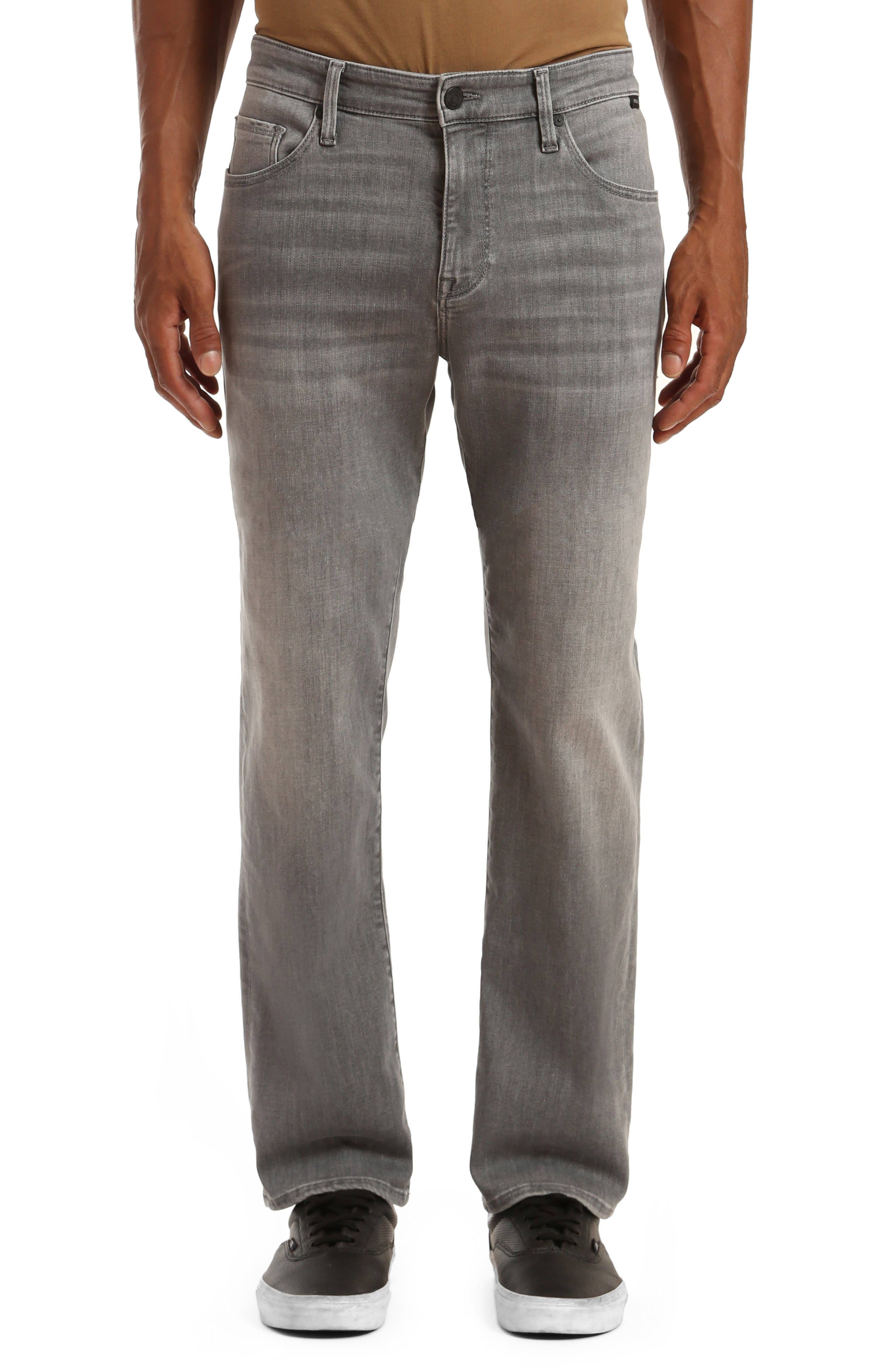 Mavi Jeans Zach Straight Leg Jeans - Grey - 32 x 34