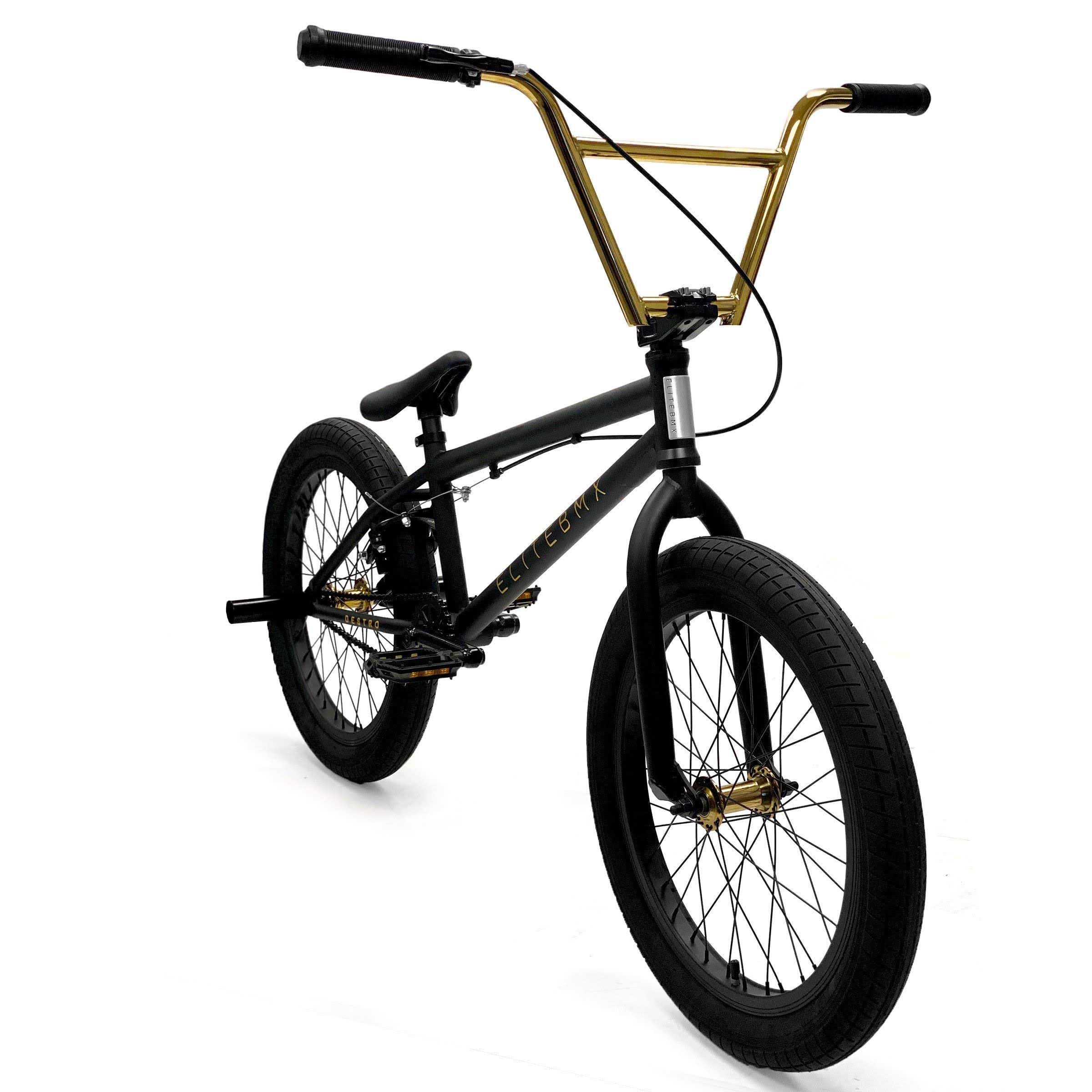 Elite BMX Destro - 20x22 BMX Bike Black Gold