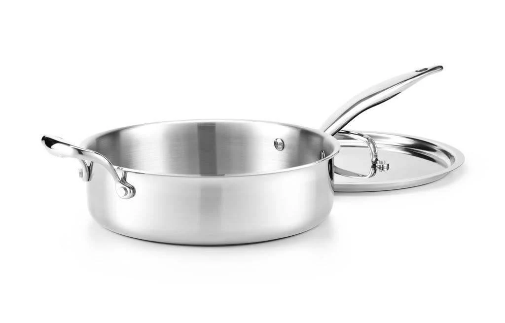 Hammer Stahl - 4 Quart Deep Saute Pan with Cover