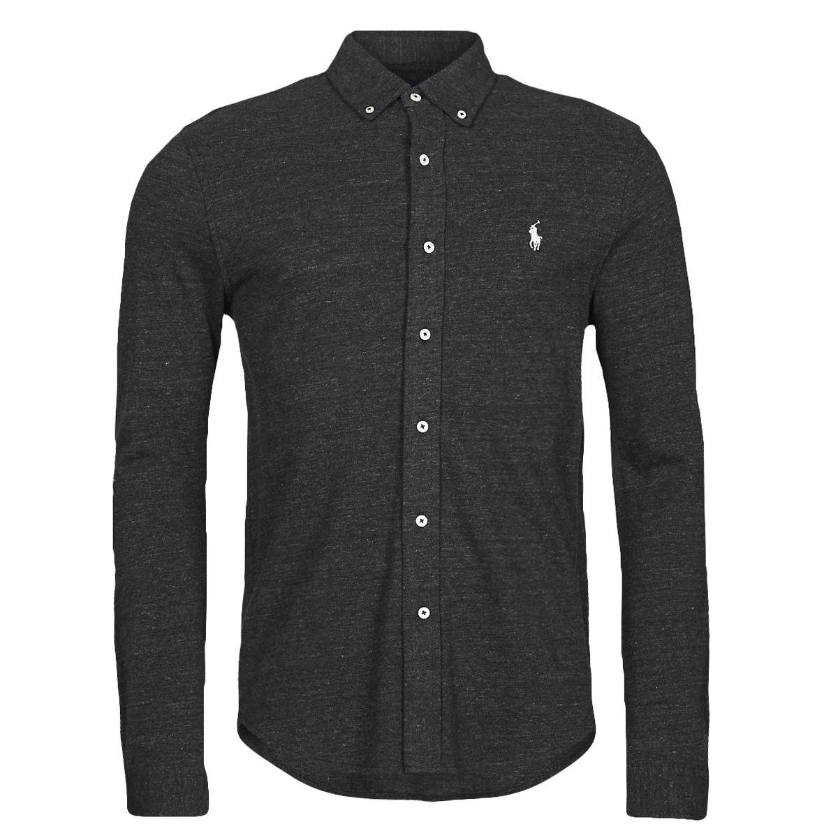 Ralph Lauren Featherweight Mesh Shirt Black