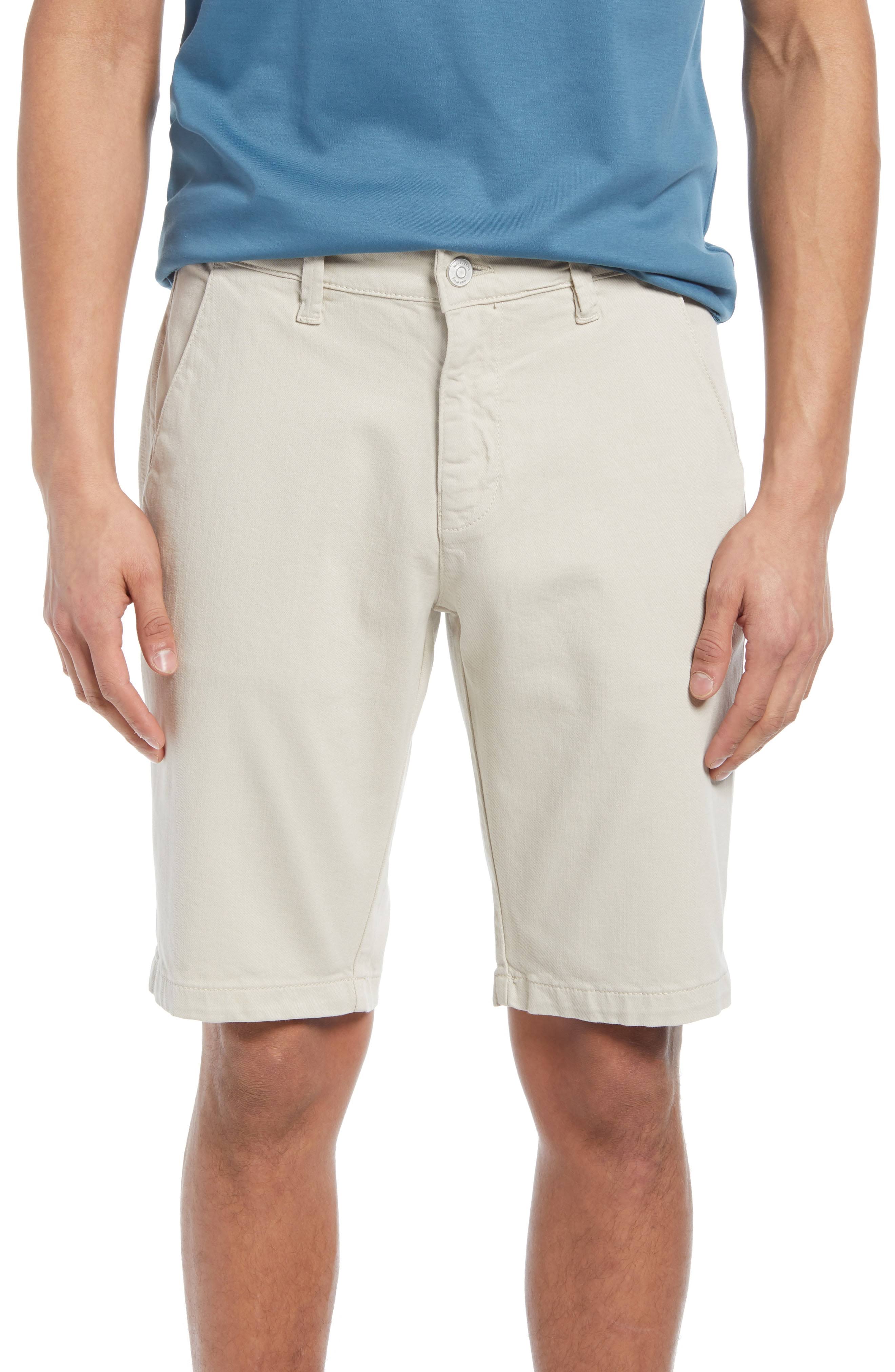 Mavi Men&s Jacob Mid Rise Slim Twill Shorts