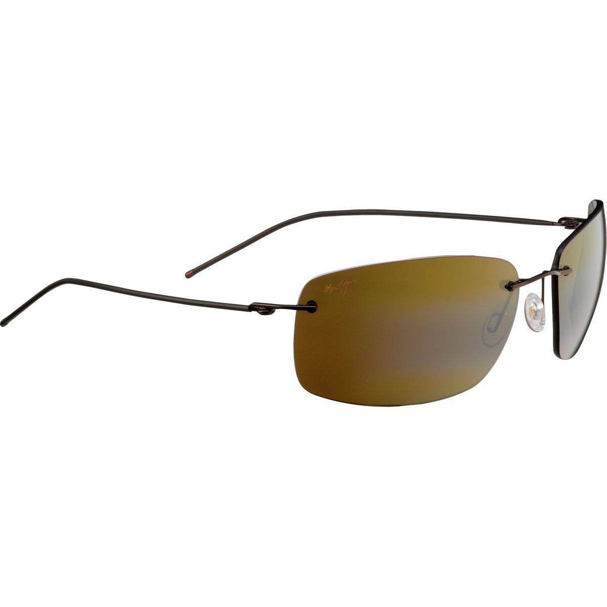 Maui Jim Frigate Gloss Dark Brown u0026 HCL Bronze Polarized Sunglasses