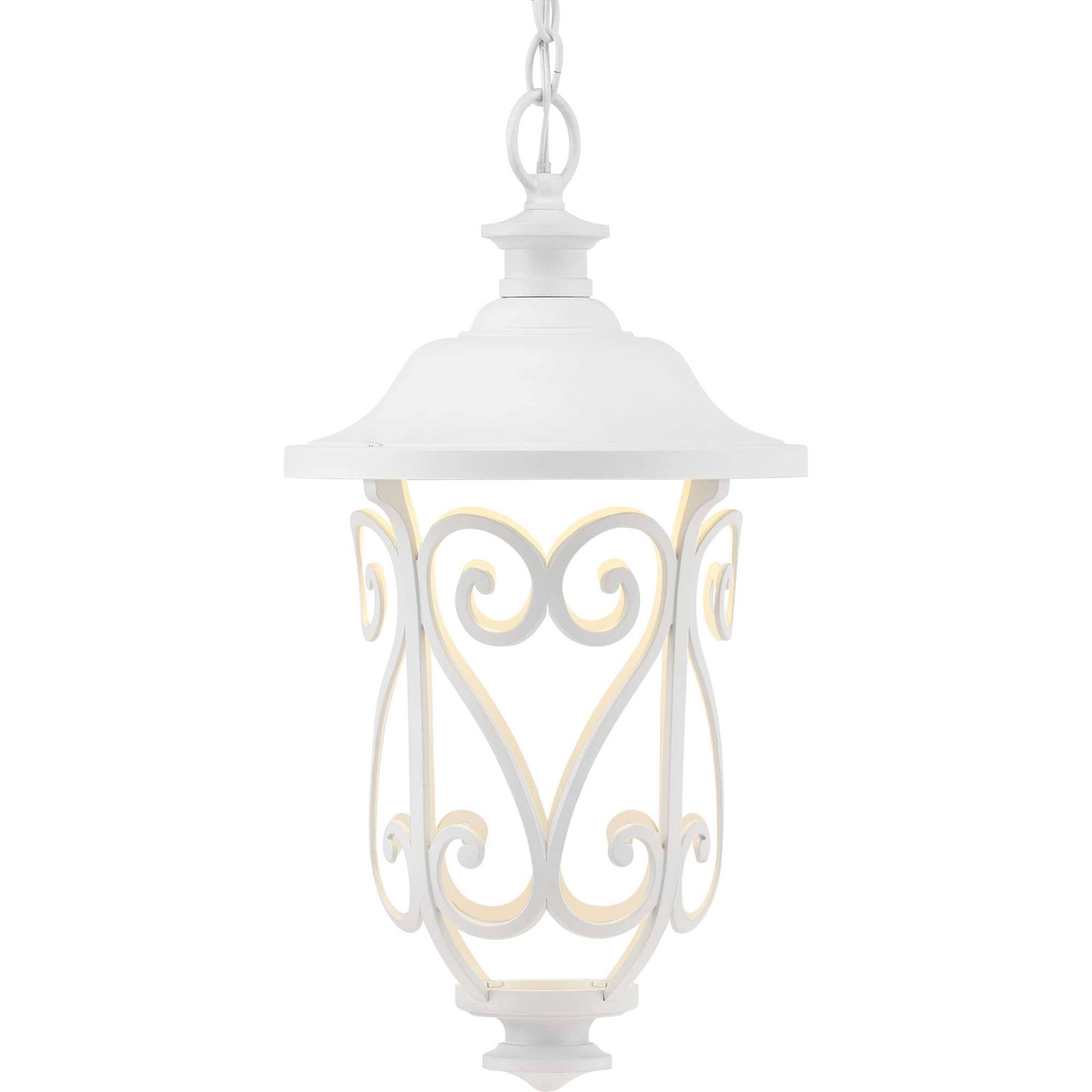 Progress Lighting P550037-030-30 Leawood LED White Outdoor Lantern