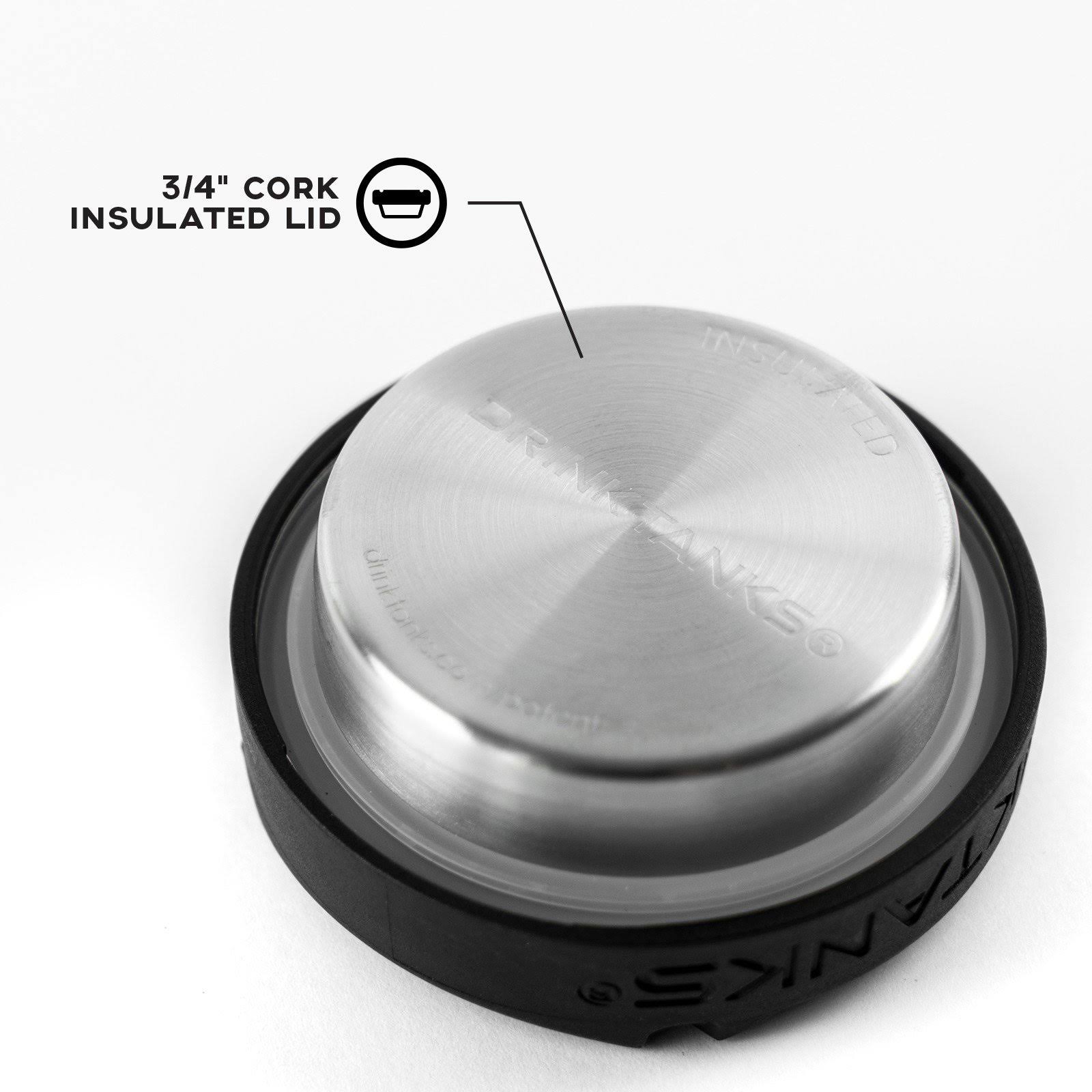 DrinkTanks 64 oz Vacuum Insulated Stainless Steel Beer Growler