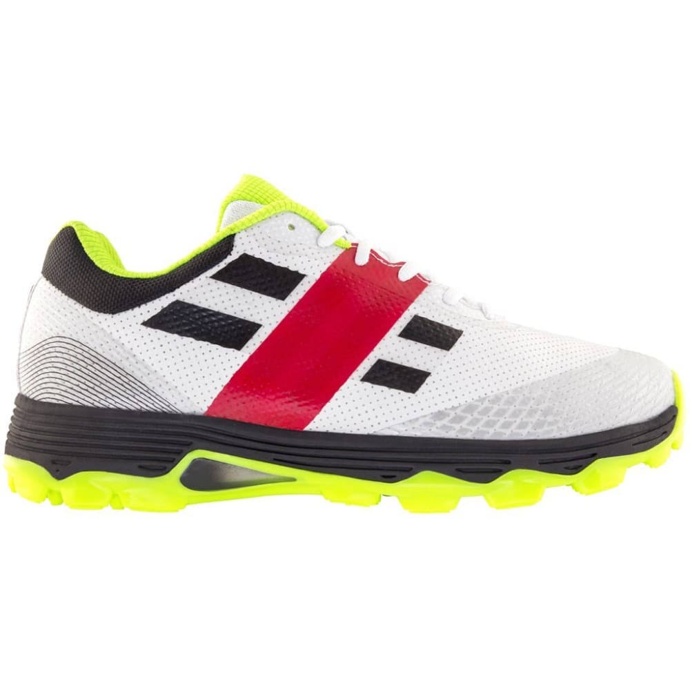 GN Batting Cricket Shoes Players Rubber Sole - Cricket Best Buy US 10 / White