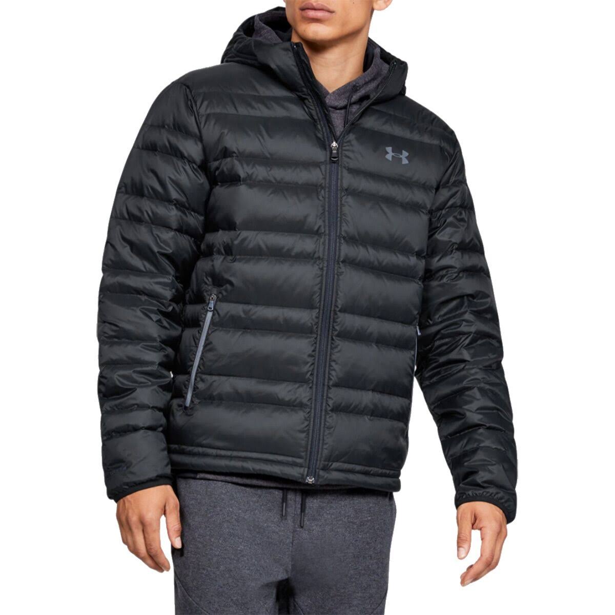 Under Armour Men's Armour Down Hooded Jacket - Black
