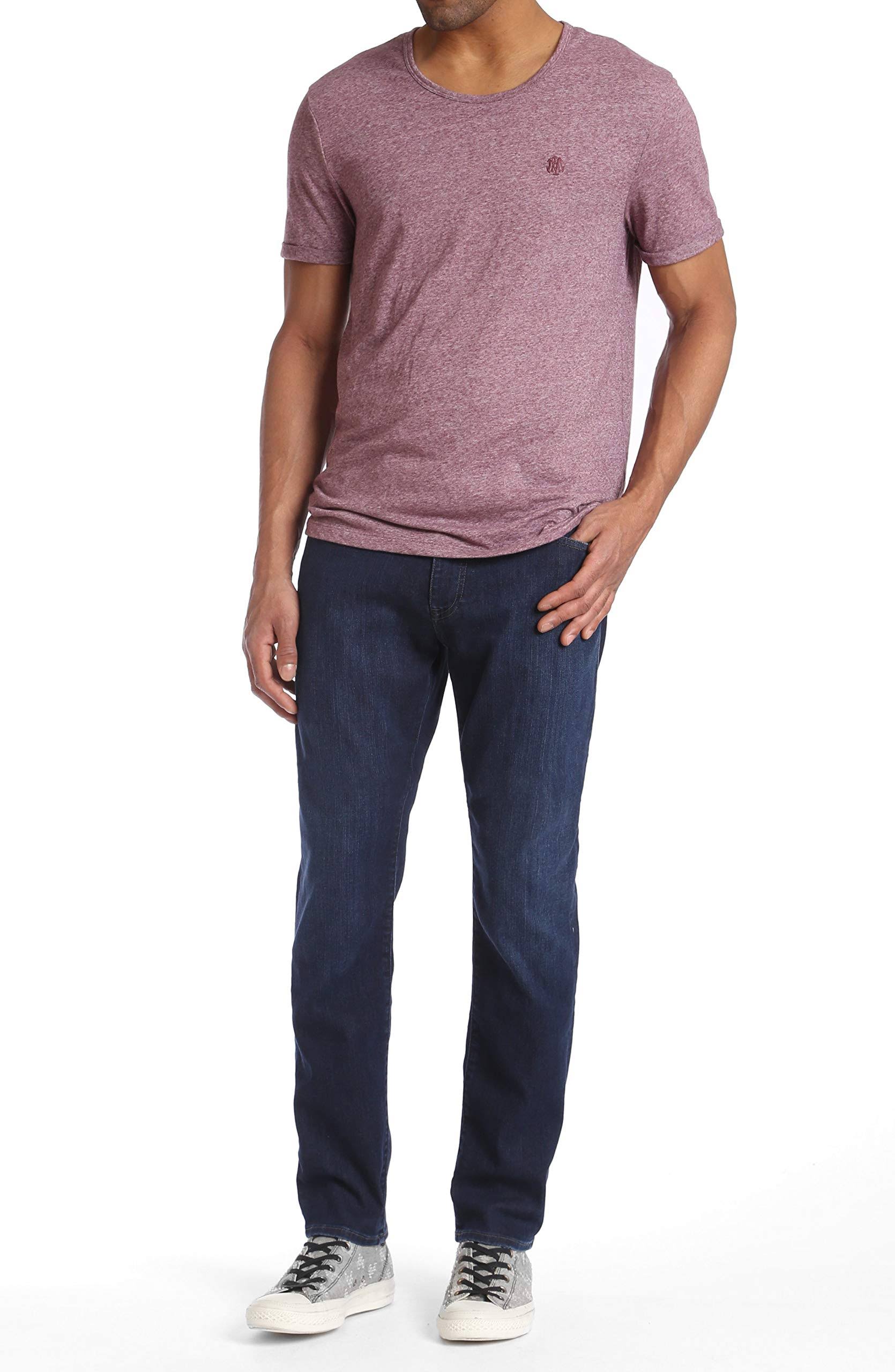 Mavi Men&s Matt Relaxed Straight Deep Clean Comfort Jeans - Deep Clean - Size 34x32