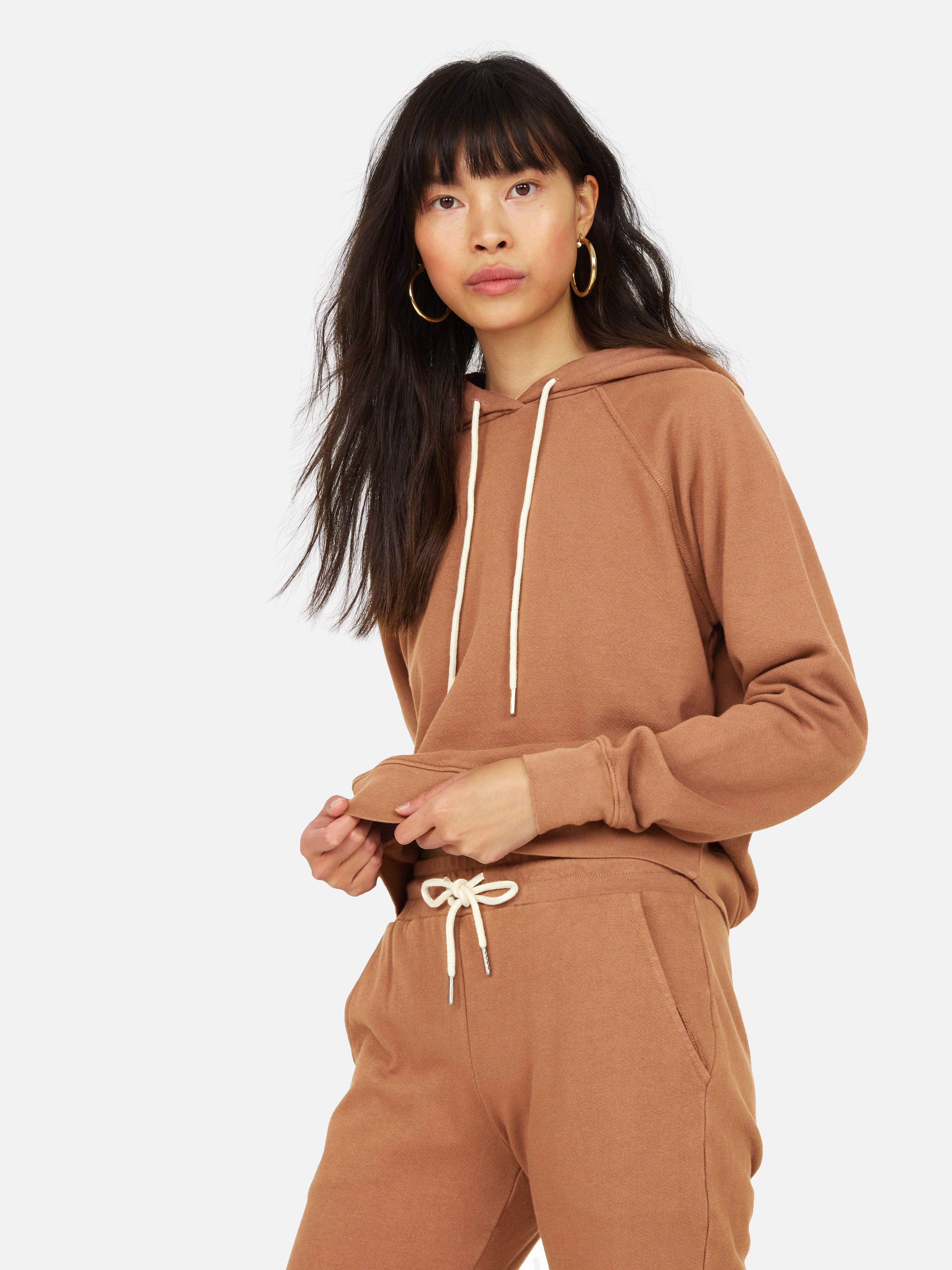 Organic Terry Raglan Hoodie Sedona / Xs