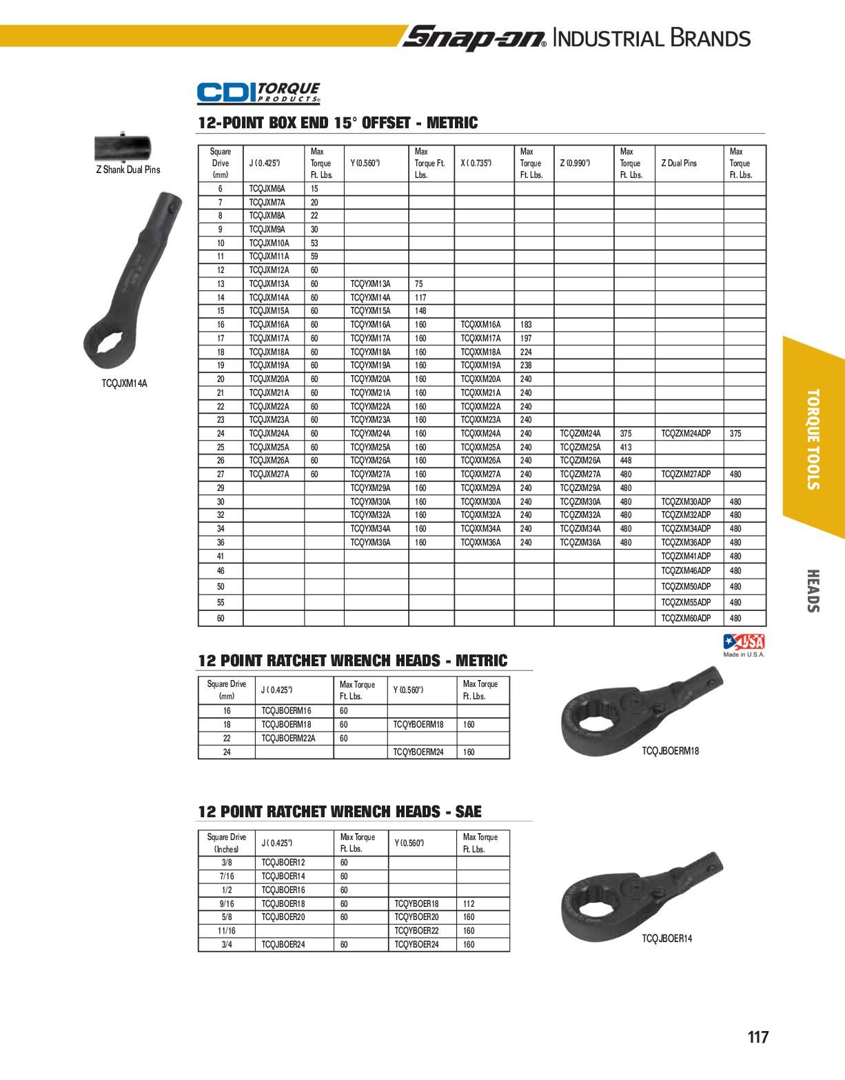 CDI Torque TCQYXM27A 27 Millimeter Box End Y Head
