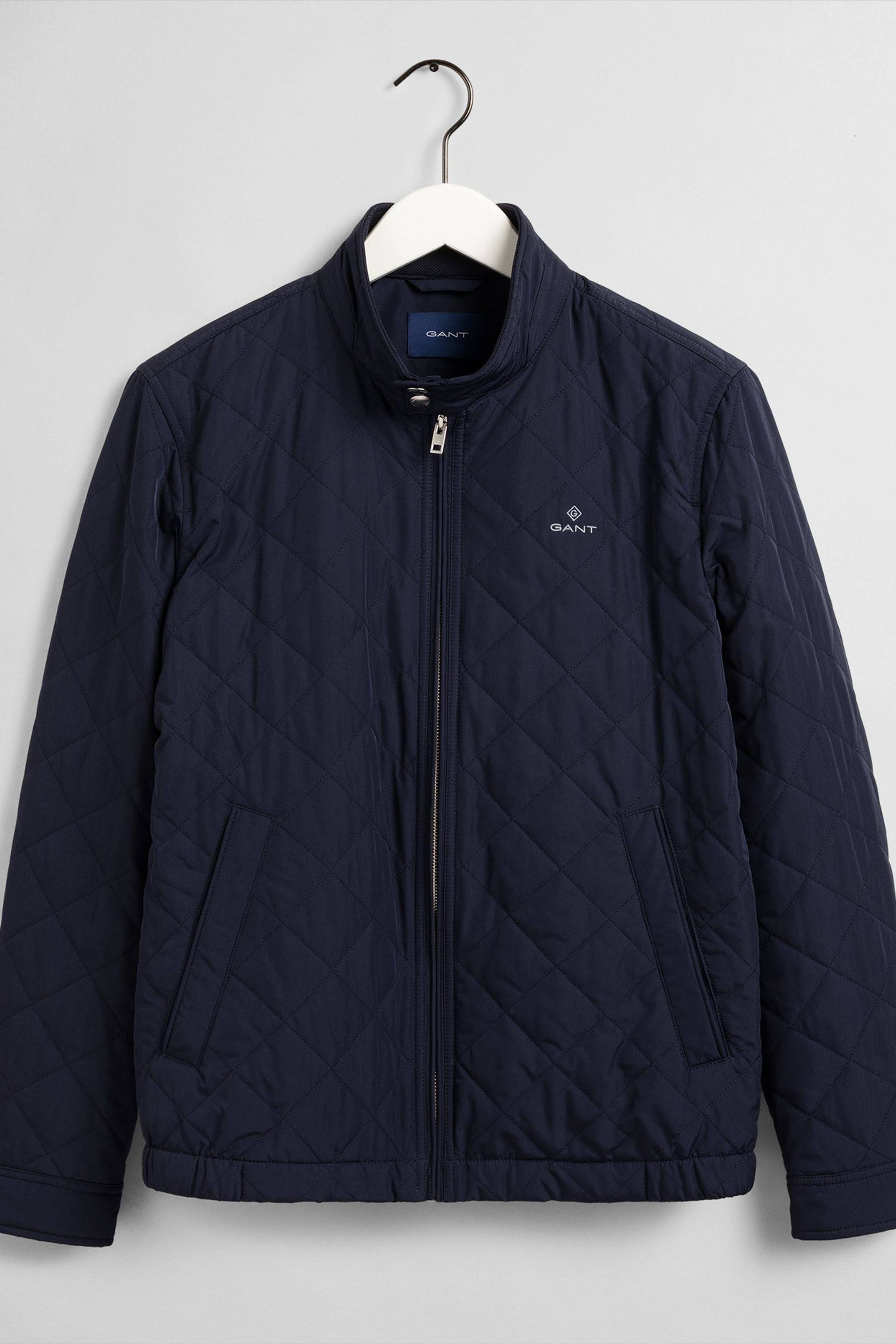 Gant Quilted Windcheater Jacket Navy