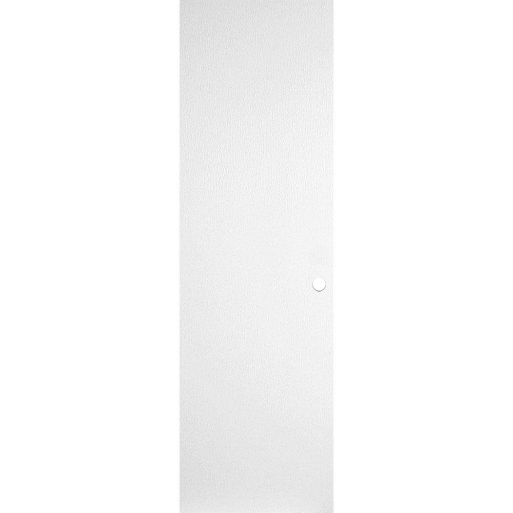 Masonite 24 in. x 80 in. Primed Smooth Flush Hardboard Hollow Core Composite Interior Door Slab with Bore