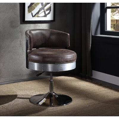 Medau Brancaster Adjustable Height Swivel Bar Stool 17 Stories