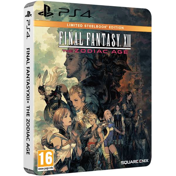 Final Fantasy XII The Zodiac Age Limited Steelbook Edition PS4 Game