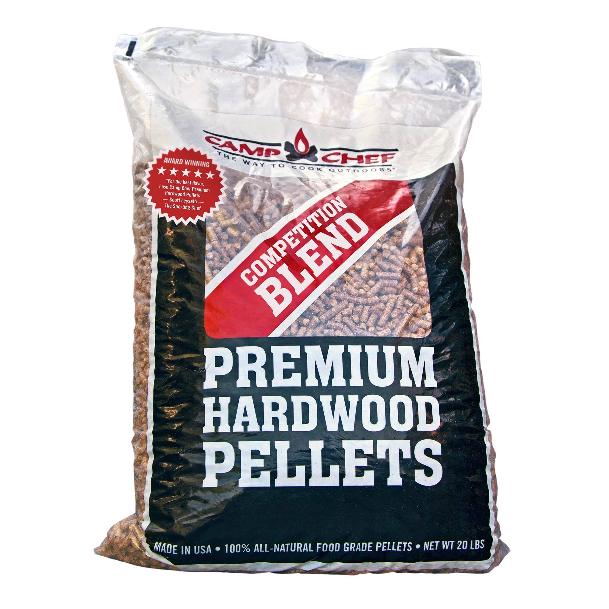 Camp Chef Smoker Grill Competition Blend Hardwood Pellets, 20 lbs (2 Pack)