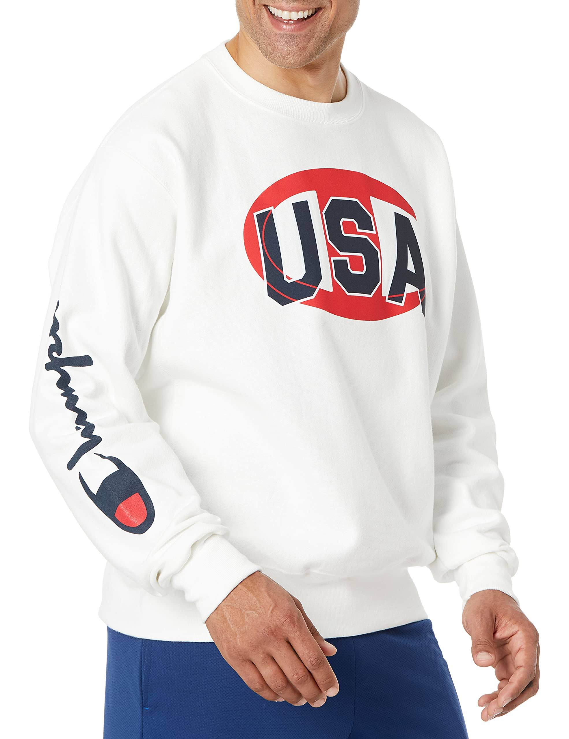 Champion Men's Exclusive USA REVERSE Weave