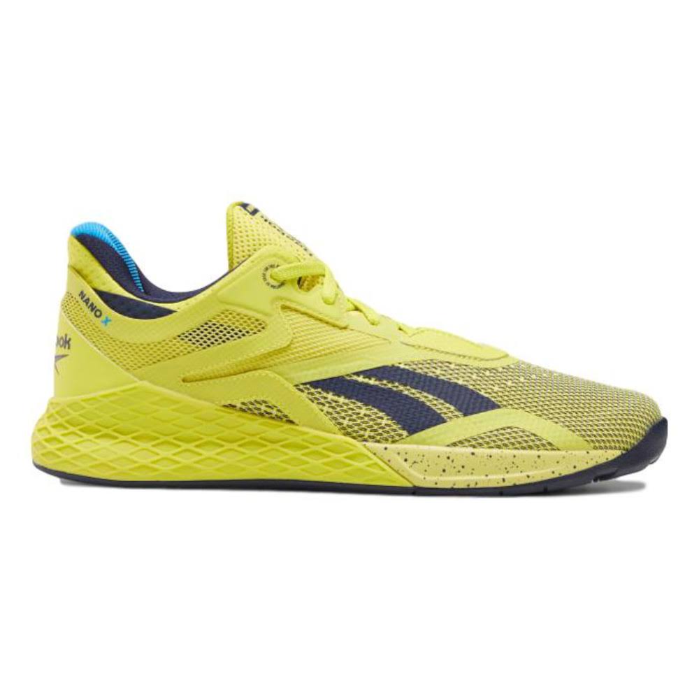 Reebok Nano x - Men's - Chartreuse / Vector Navy / White - 10.5