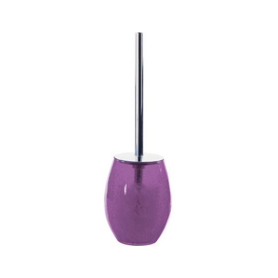 Nameeks Gi33 Gedy Free Standing Toilet Brush Holder, Purple