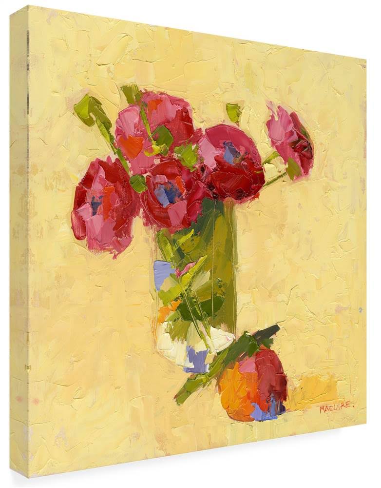 Trademark Fine Art Ic02222-C1818Gg Carol Maguire 'Spring Floral' Canva
