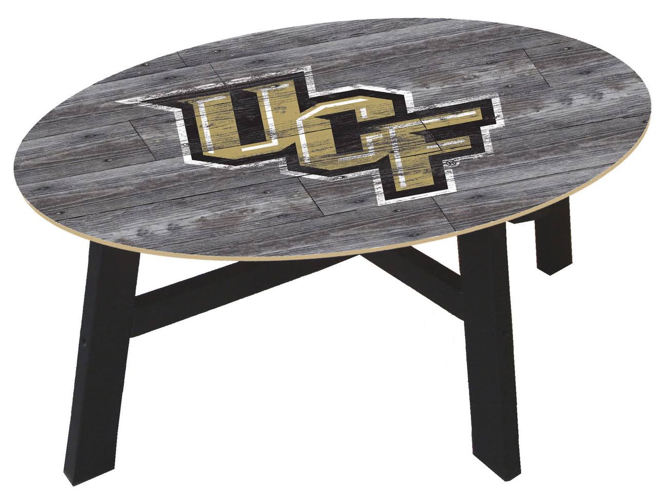Fan Creations UCF Knights Distressed Wood Coffee Table