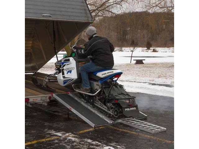 60x22 x 54x22 Snowmobile Loading Ramp with Center Extension Track