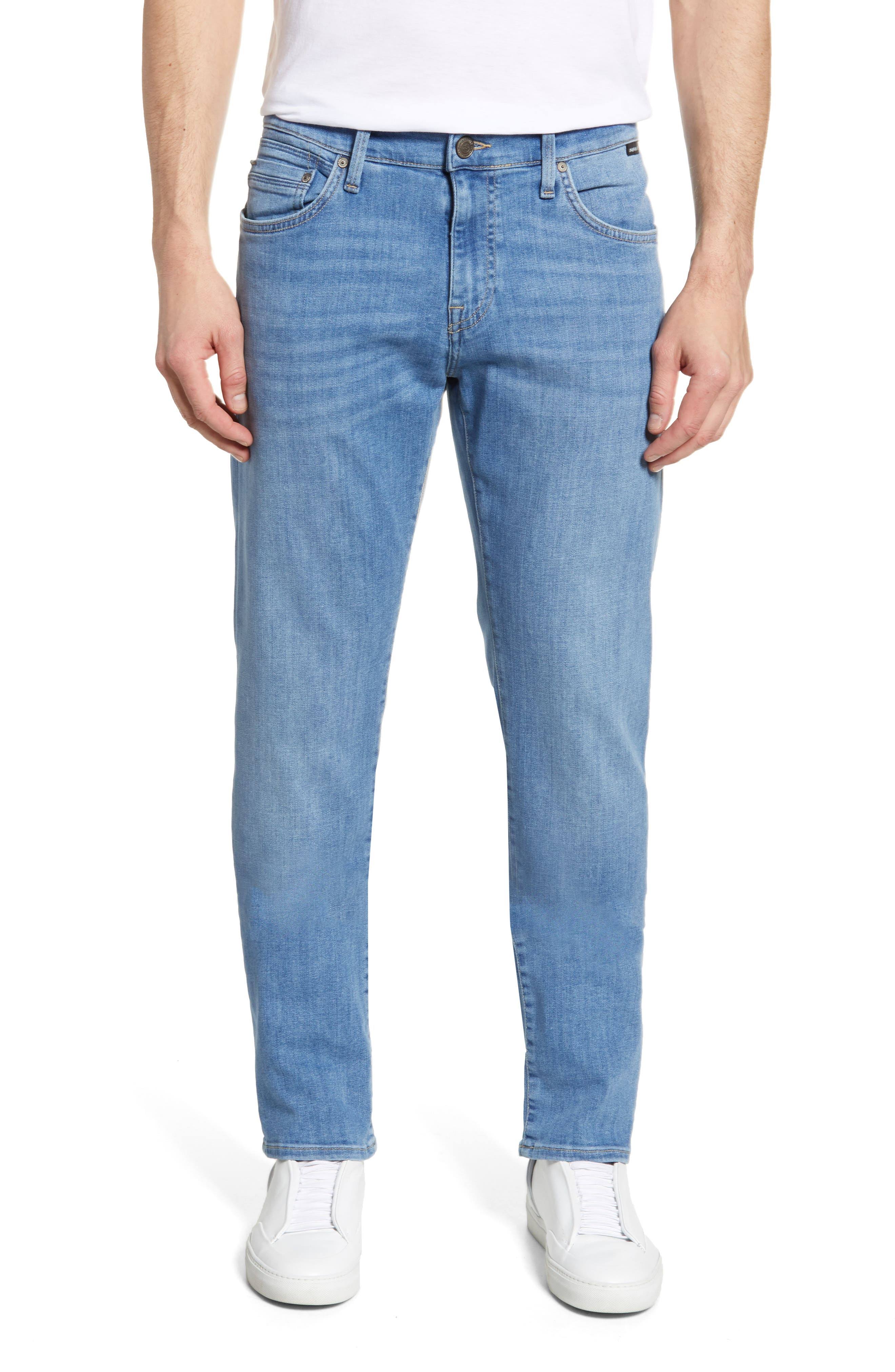 Mavi Men&s Zach Straight Leg in Light Portland | Men&s Jeans