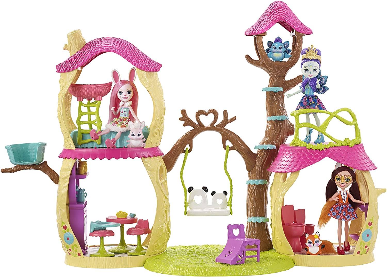 Enchantimals Fnm92 Playhouse Panda Set