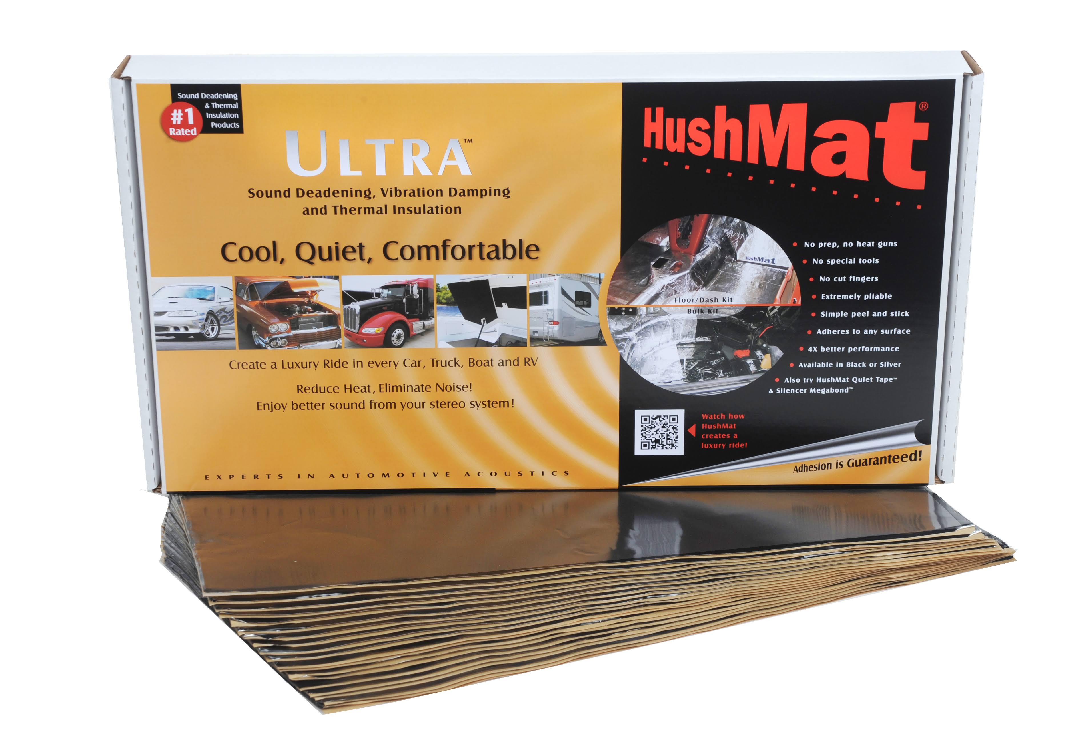 Hushmat 10400 Floor/Dash Kit Black; 20 Sheets; 12 in. x 23 in.; 38.75