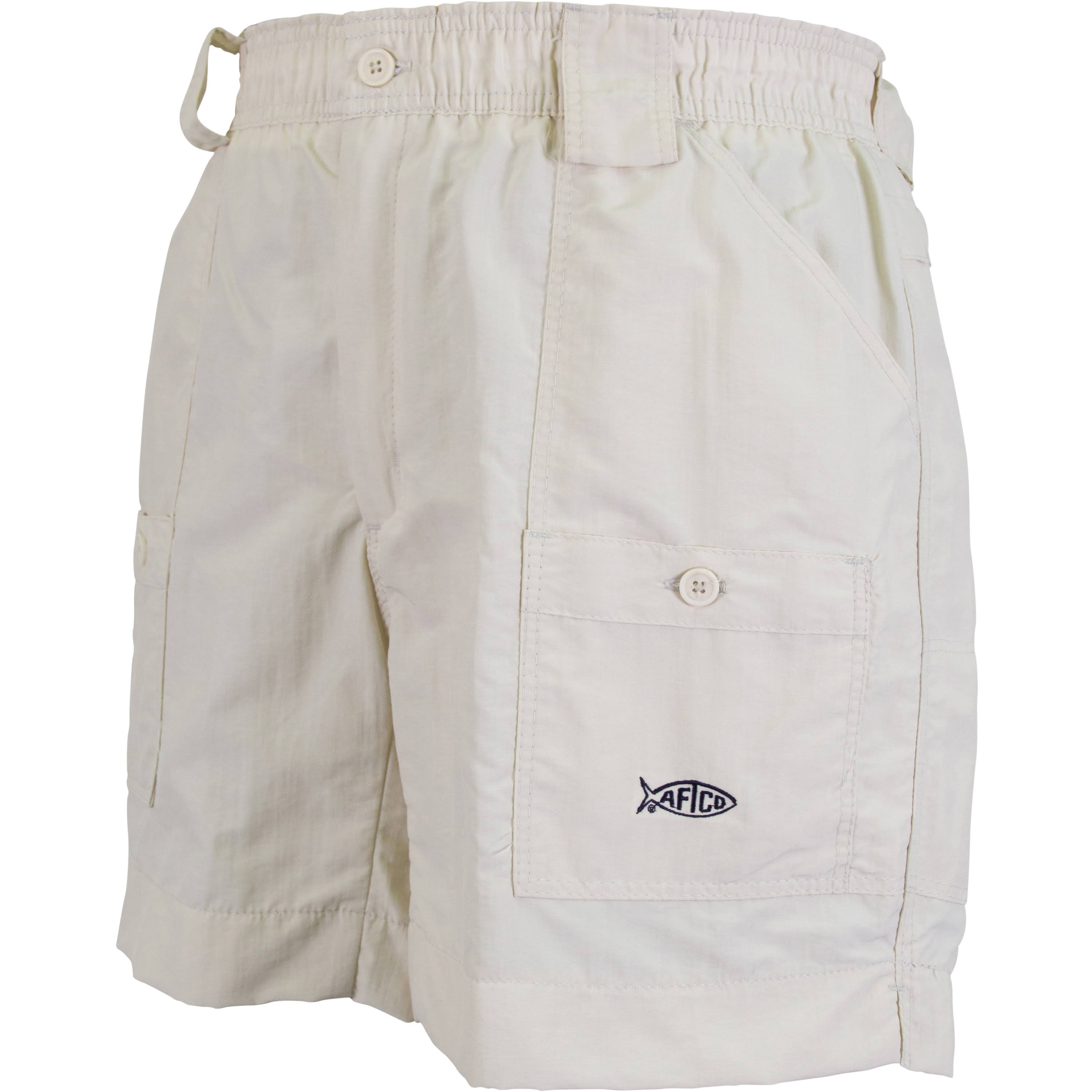 AFTCO Men's Original Fishing Shorts-Natural-34