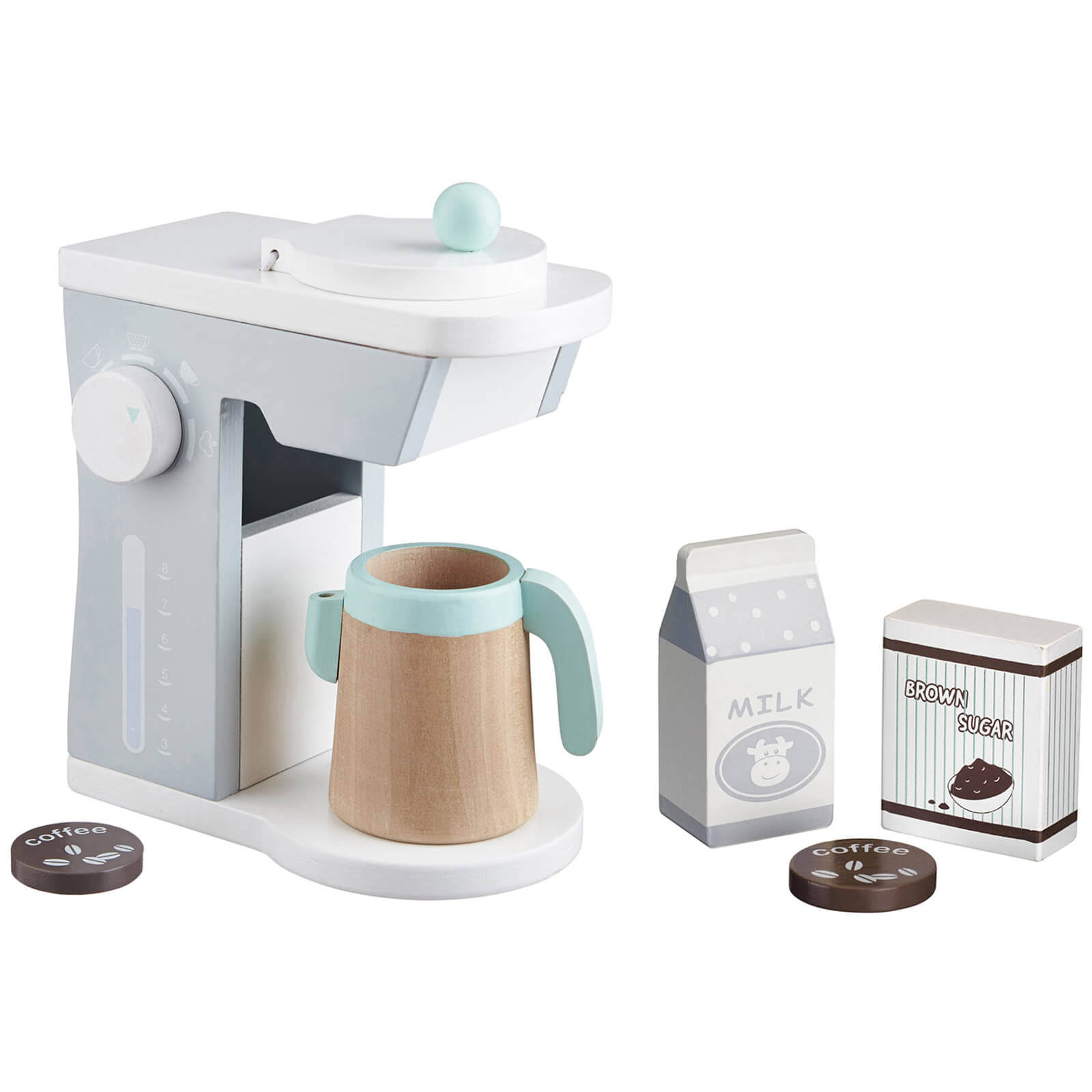 Kid's Concept Kids - Coffee Maker Set - One Size - White