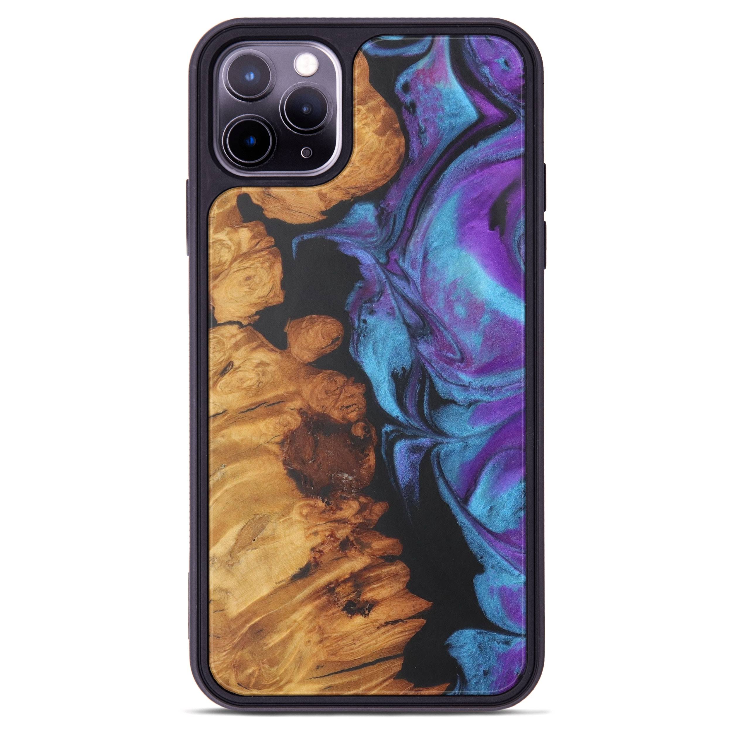 Unique Wooden Case for iPhone 11 Pro Max by Carved - Purple
