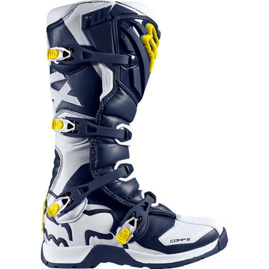 Fox Racing Comp 5 Special Edition Boots - White/Yellow