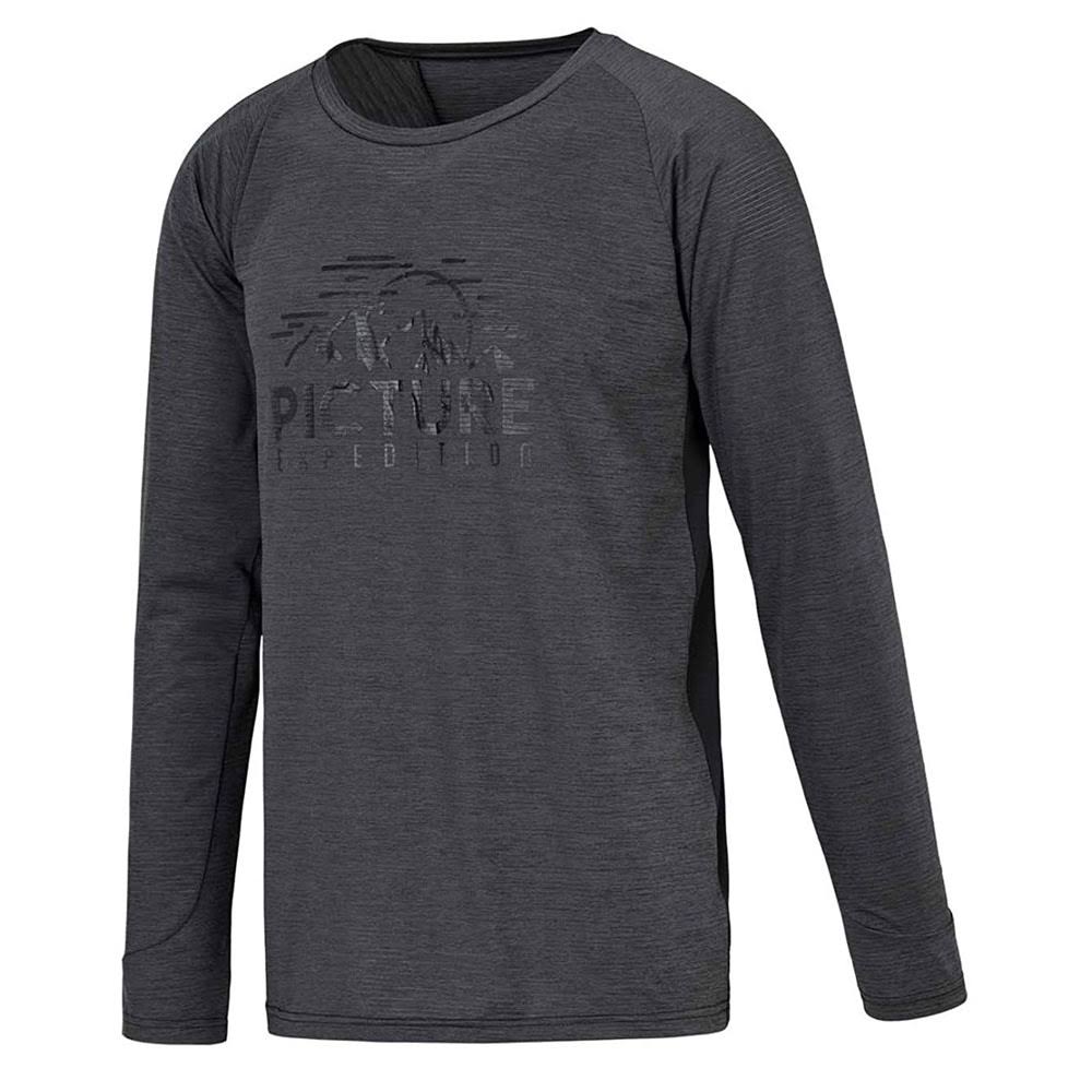 Picture Hoper Tech Long Sleeve Tee - Men's Black Large MTS542-A-L