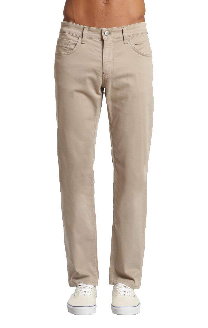 Mavi Men&s Zach Straight Leg in Beige Twill | Men&s Jeans