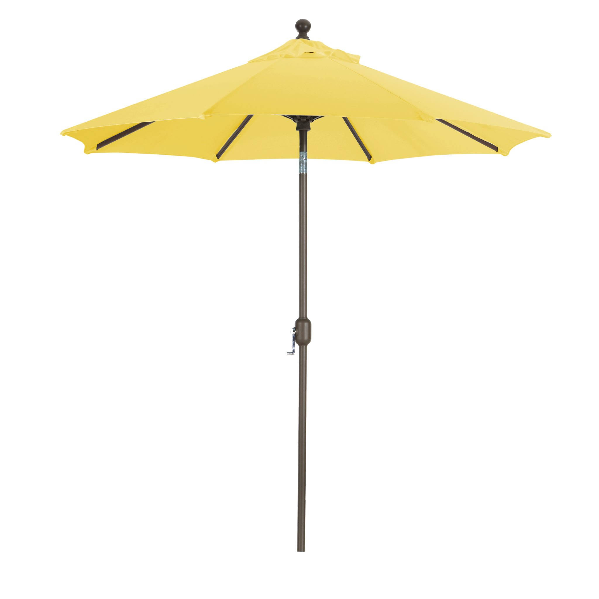 Galtech International - 9& Deluxe Auto-Tilt Umbrella 96: Chili Linen AB: Antique Bronze