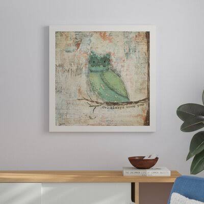 'Owl Always Love You' Framed Painting Print Latitude Run