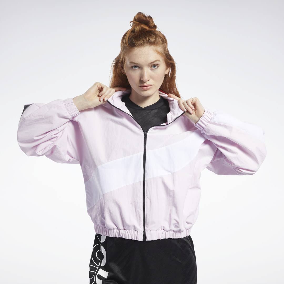 Reebok Womens Turtleneck Long Sleeve Shells, Medium , Pink