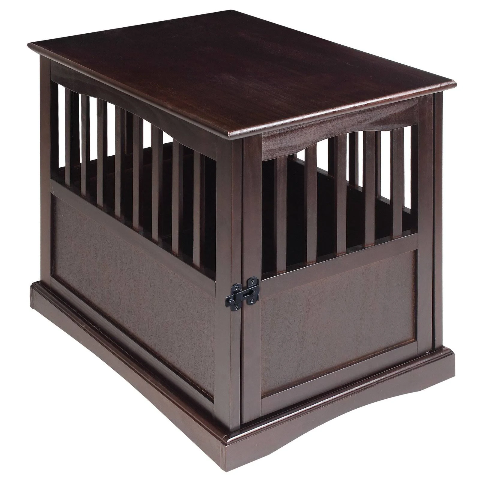 Casual Home Espresso Pet Crate End Table