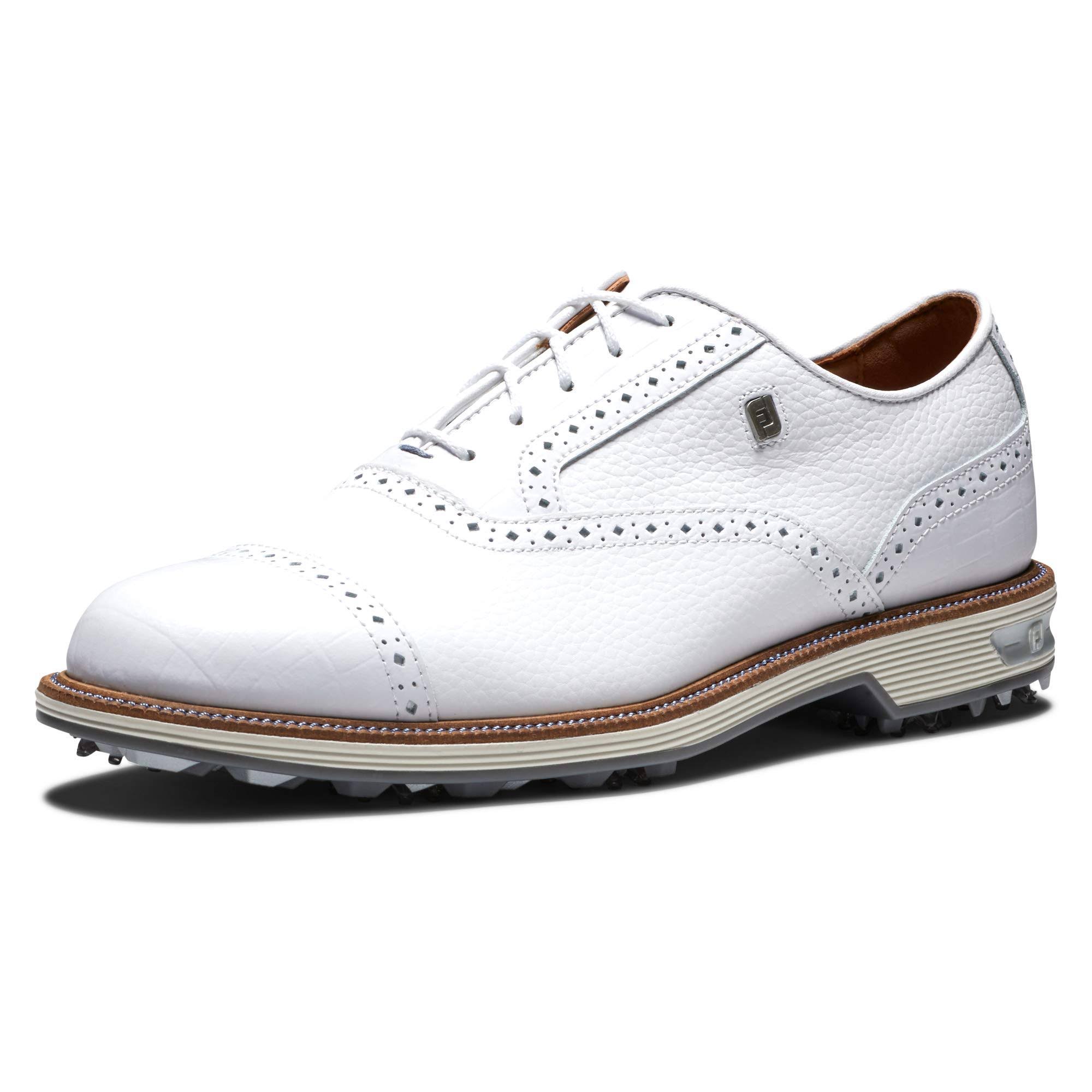 FootJoy Men's DryJoys Premiere Tarlow Golf Shoes, White