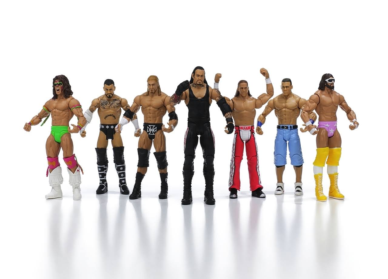 WWE Fan Favorites 7 Pack Action Figures by Mattel