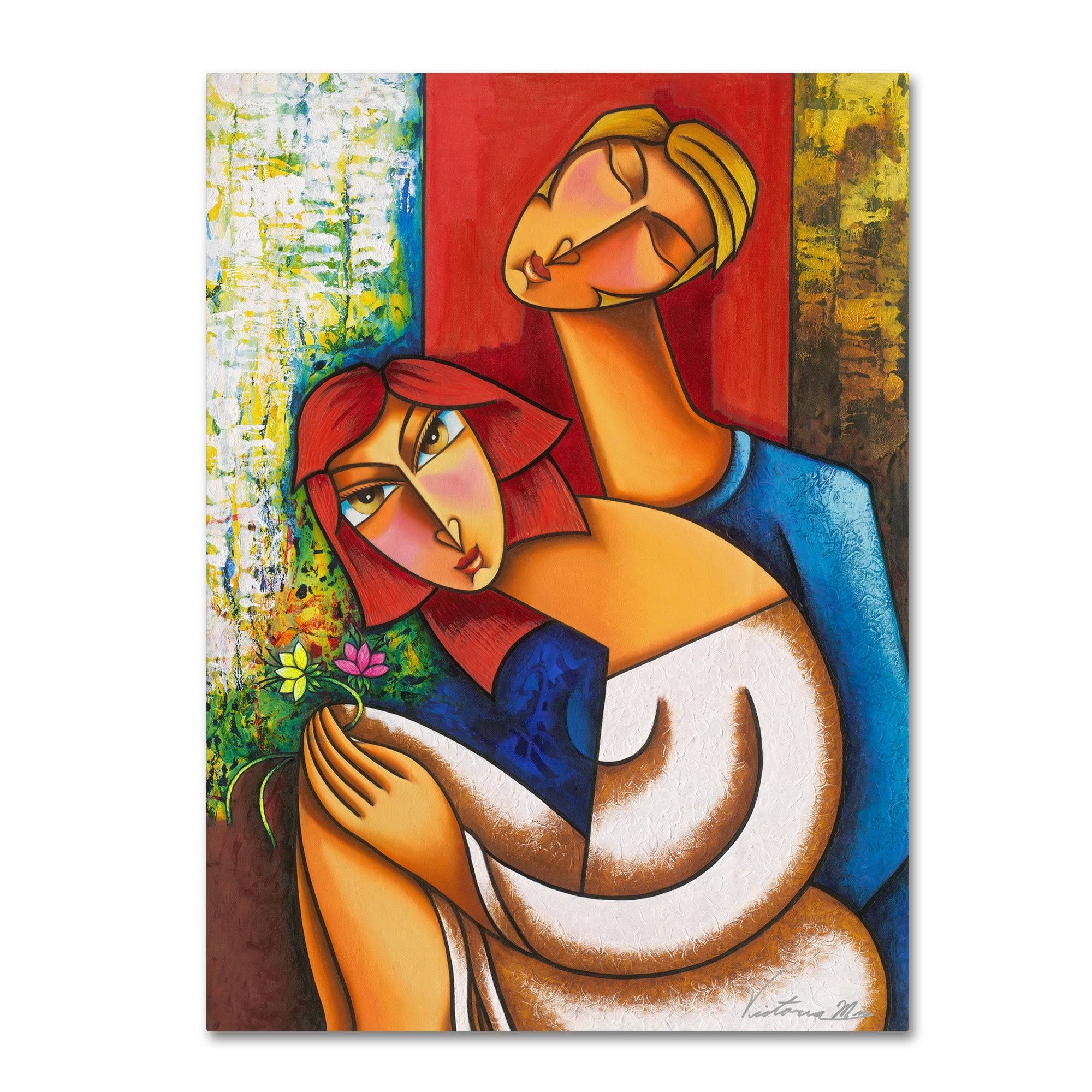 Trademark Fine Art Victoria Mio 'Flowers for You' Canvas Art, 24x32