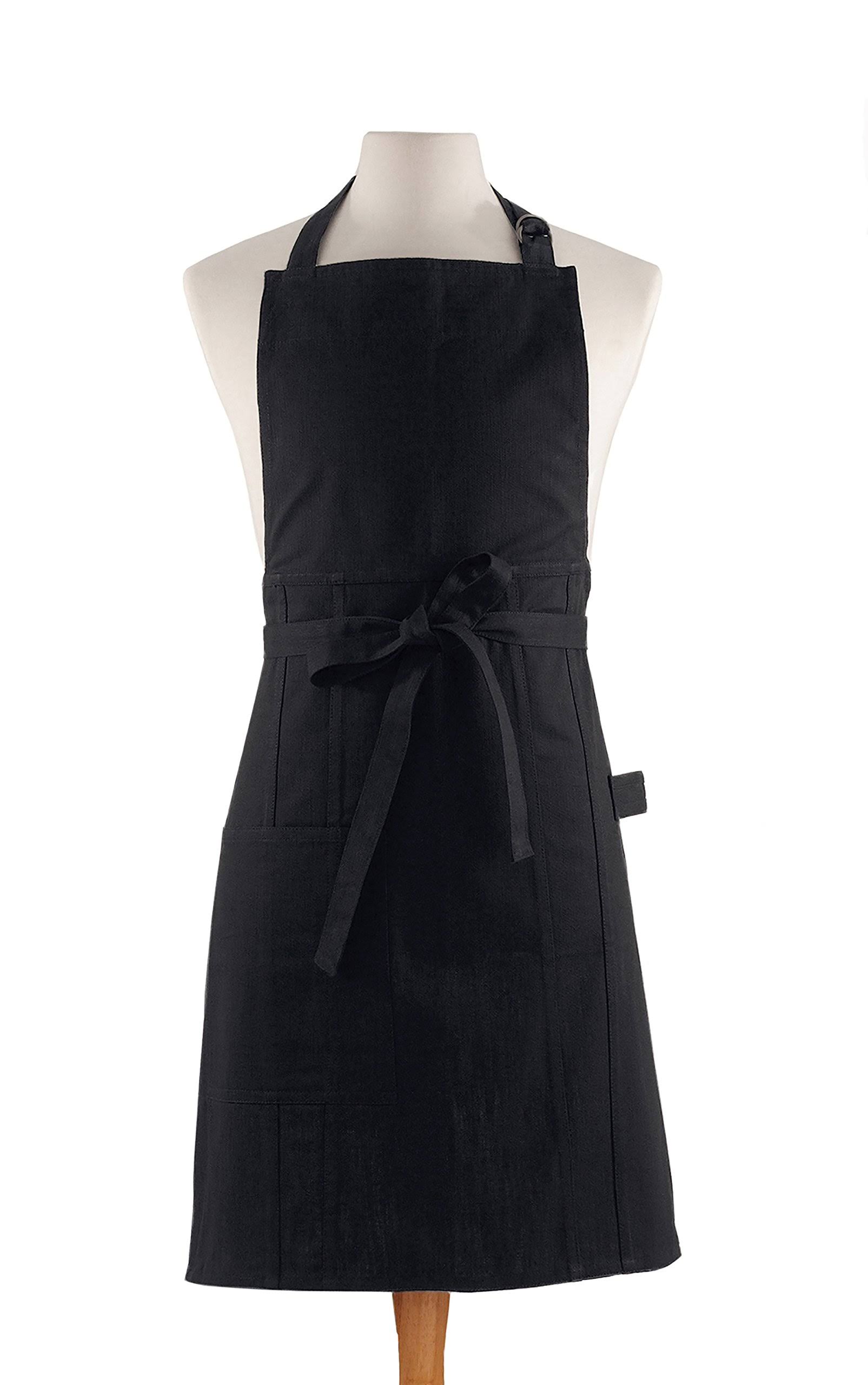 ASD Living Black Denim Adult X-Large Butcher Apron