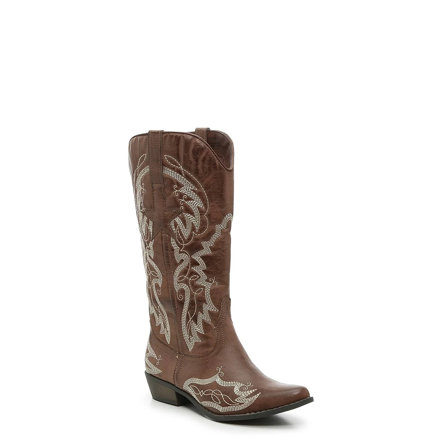 Women&s Coconuts Lonestar Cowboy Boot - Dark Brown - Size 9.5