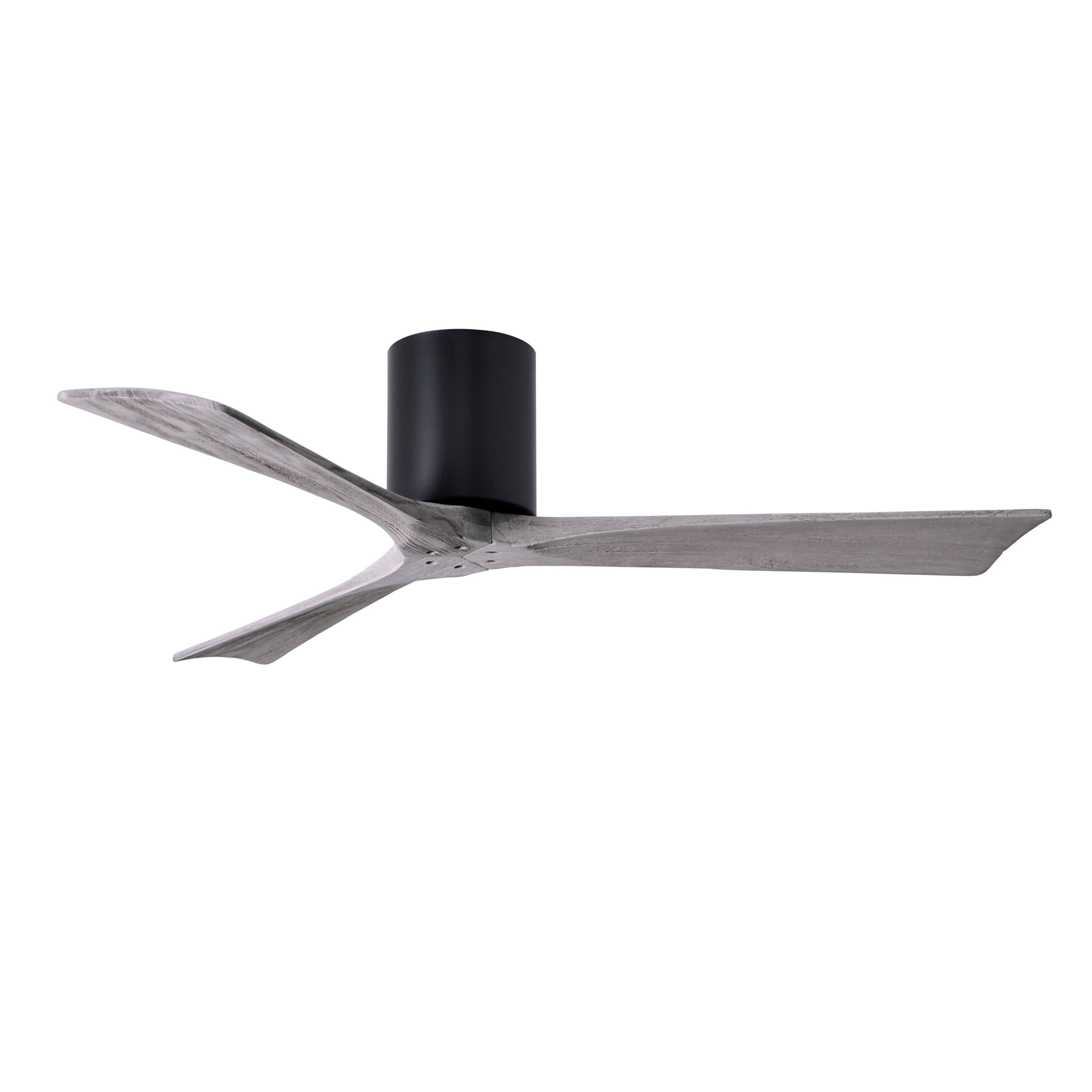 Matthews Fan Company IR3H-BK-BW-52 Irene-3H Indoor Ceiling Fan Matte Black