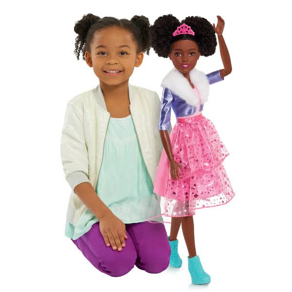 Barbie 28-Inch Best Fashion Friend Princess Adventure Doll, Black Hair, Ages 3 +, Size: 8.5 inch; 5.0 inch; 28.4 inch